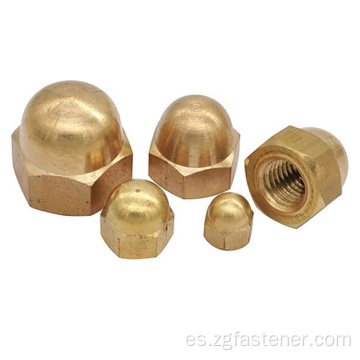 DIN986 Brass Acorn Hexagon Nuts M4 M5 M6 M8